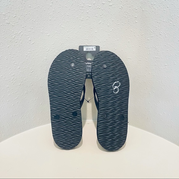 Hurley Men’s Black Flip flops/Sz:12/NWT - Picture 3 of 5